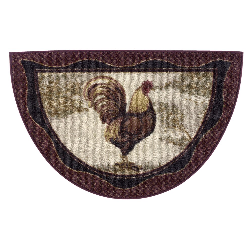 Brumlow Mills Rooster Novelty Kitchen Rug Reviews Wayfair   Rooster Novelty Kitchen Rug 